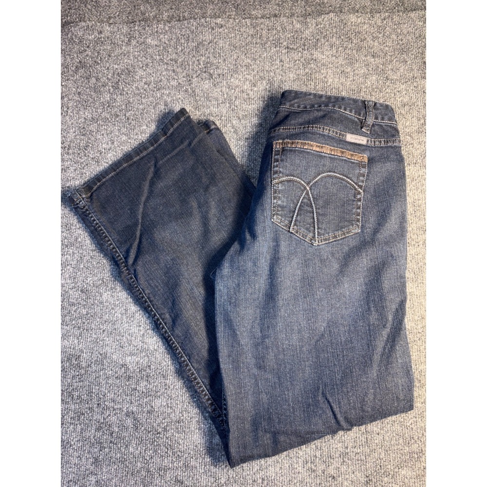 Liz‎ Claiborne Jeans Women's 12 Blue Denim Bootcut Leg Stretch Y2k Streetwear